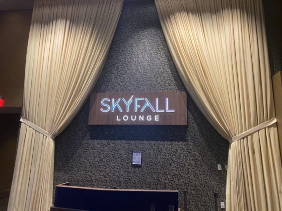 Entrance to Skyfall lounge