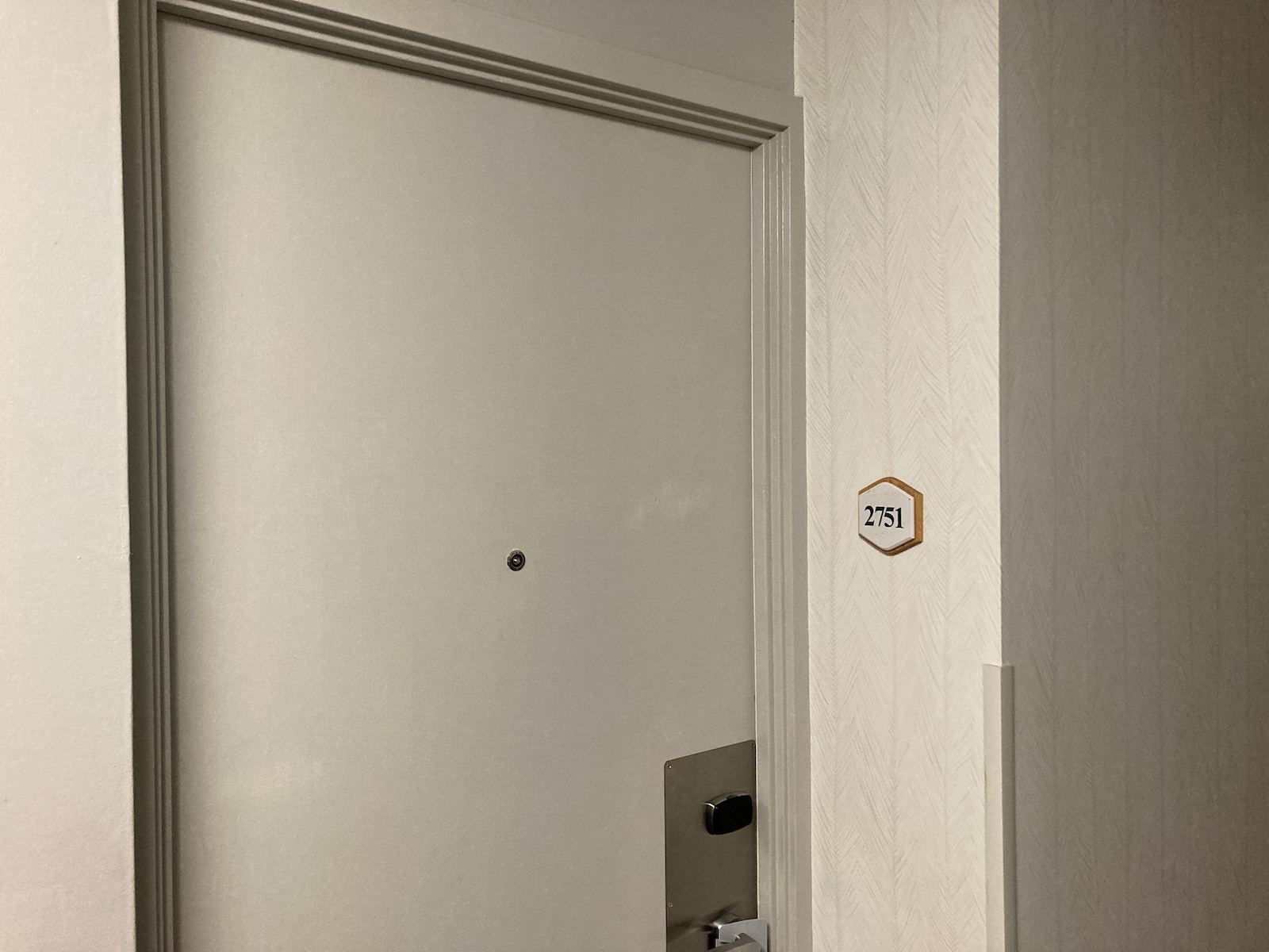 Door to guest room 2751