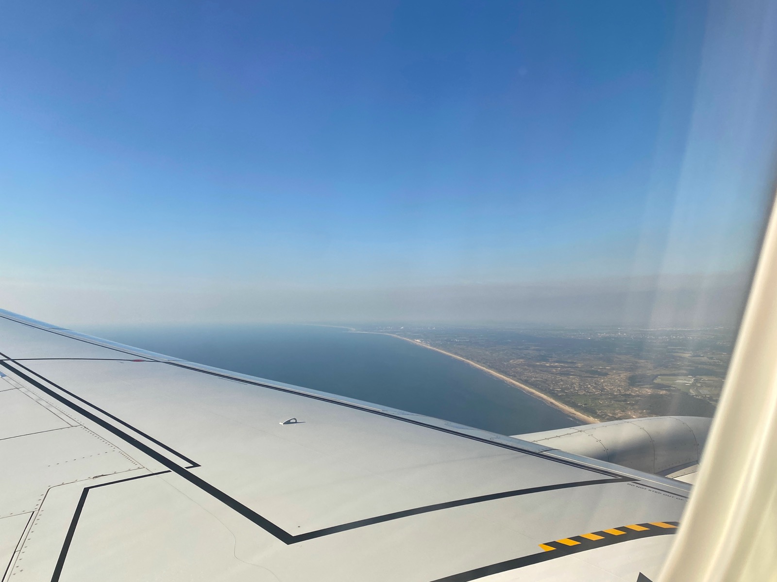 an airplane wing and wing of an airplane