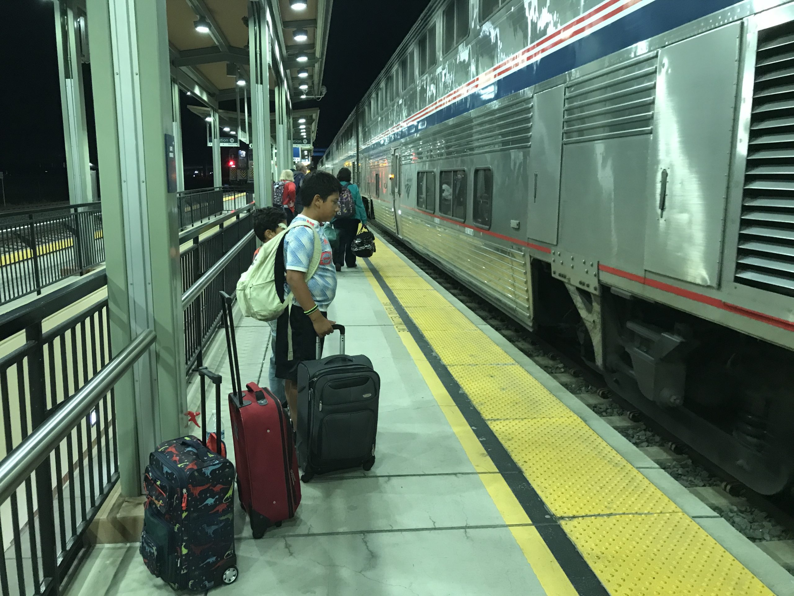 Amtrak Coast Starlight Sleeper Car - Boarding