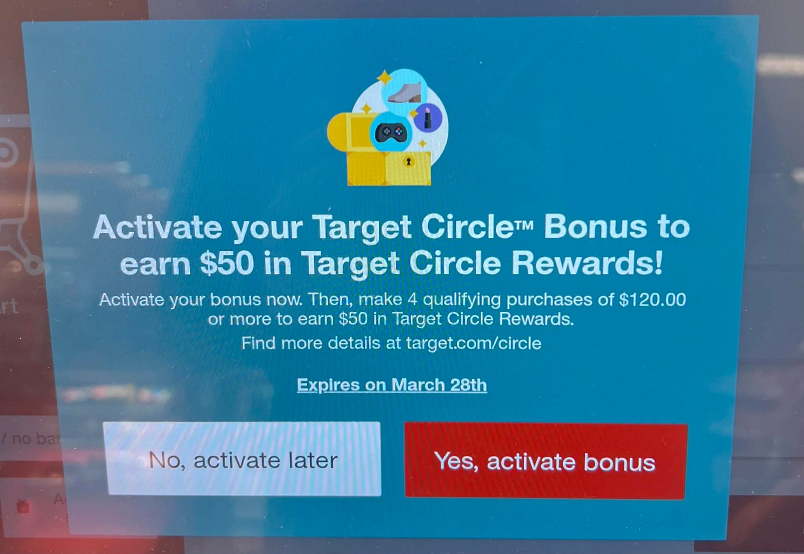 Maximizing Target Circle Offers