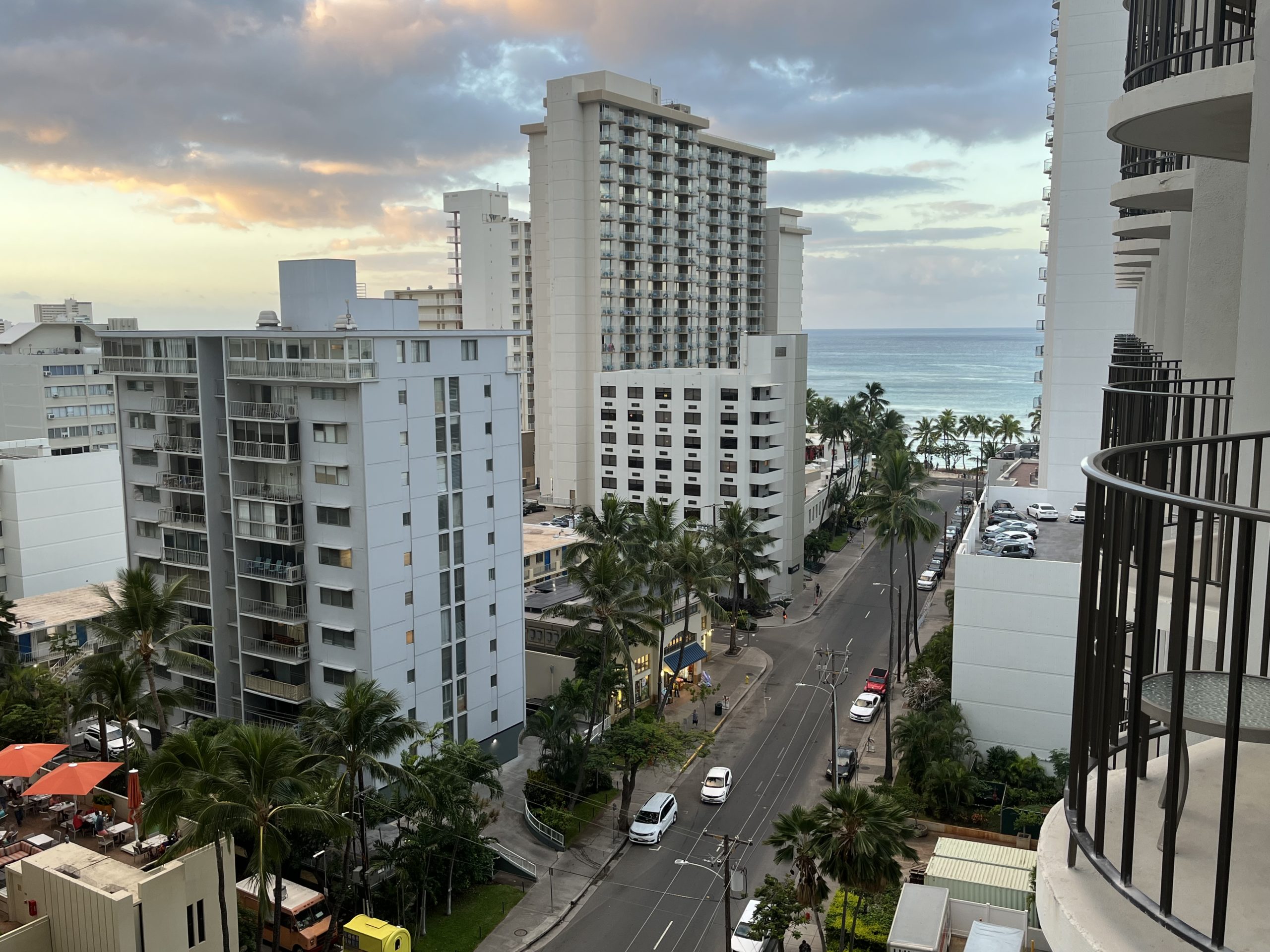 Marriott Waikiki Resort & Spa Review - View from Balcony