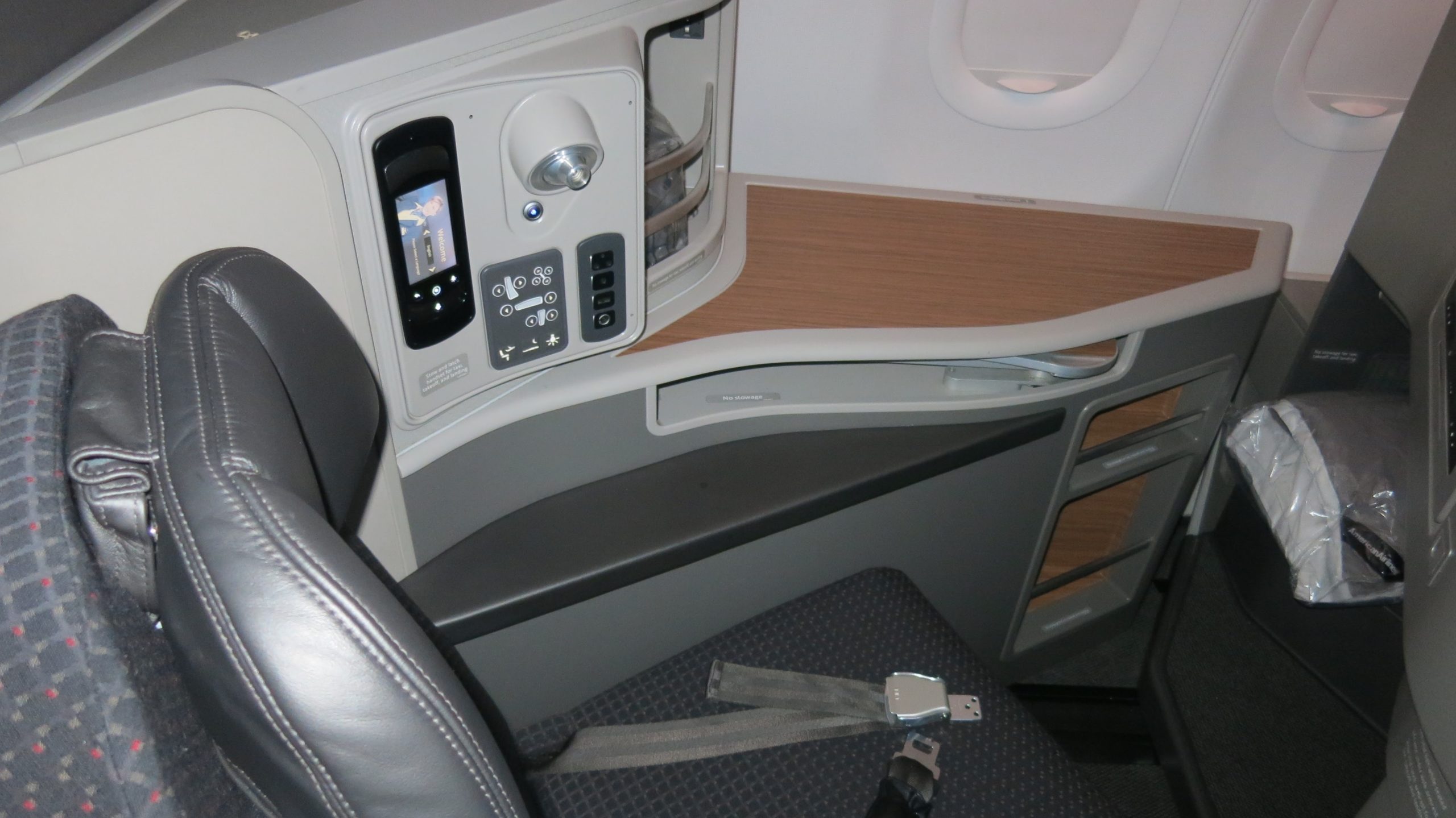 American Flagship First Transcon Seat