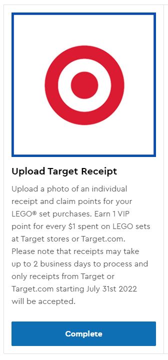 LEGO Points at Target