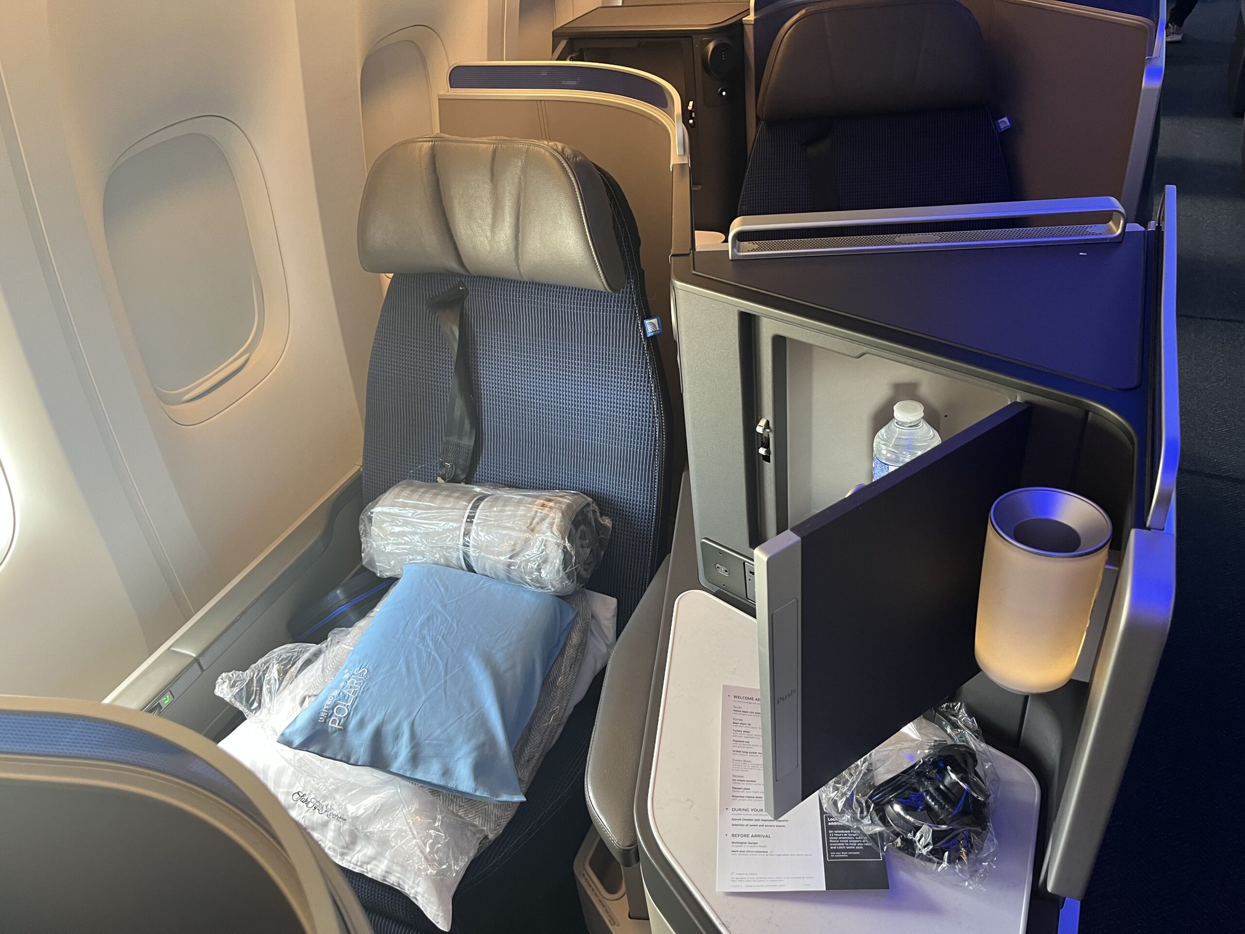 United 777-300ER Polaris Business Class Review