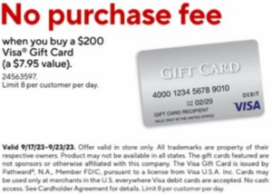 a close-up of a gift card