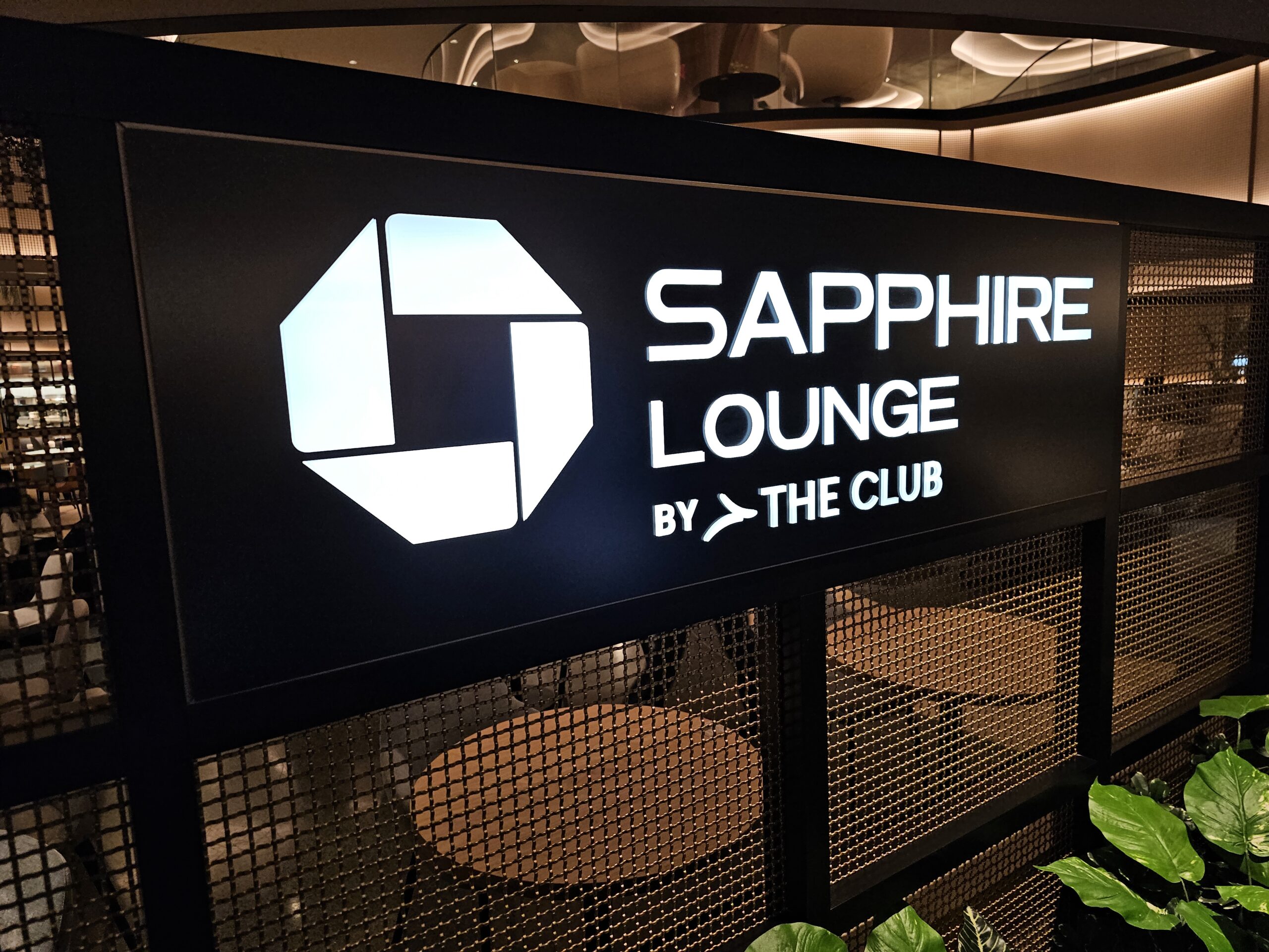Chase Sapphire Lounge by The Club at LaGuardia Airport entrance