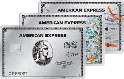 a group of silver credit cards