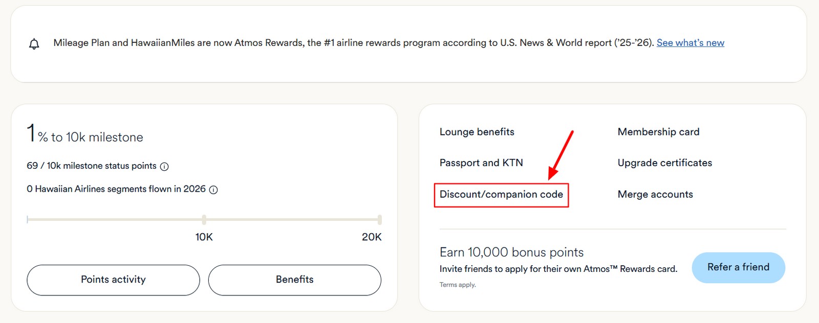 How To Use Atmos Rewards Summit Card's 25K Companion Award