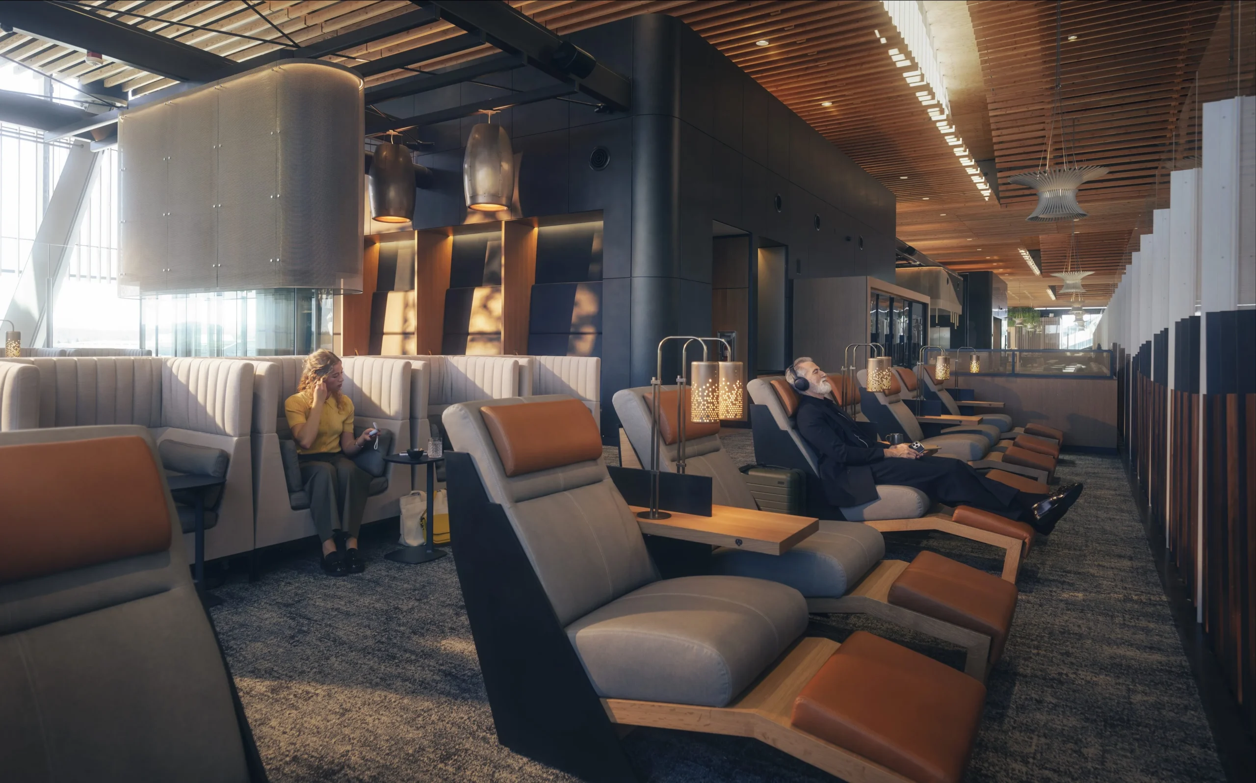 New Alaska Airlines Lounge at Portland Airport