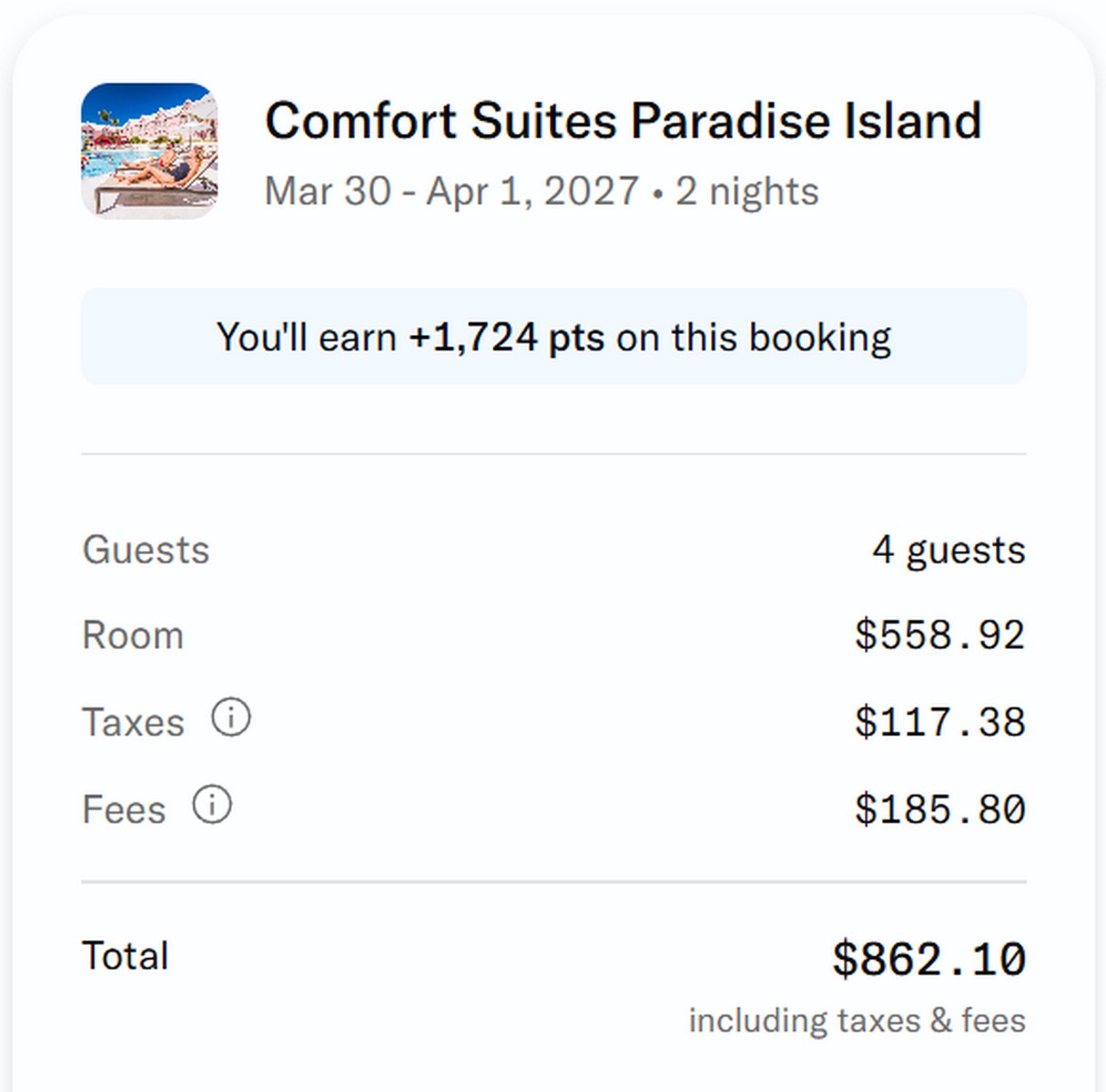 Bilt Palladium Hotel Credit Pricing Issue