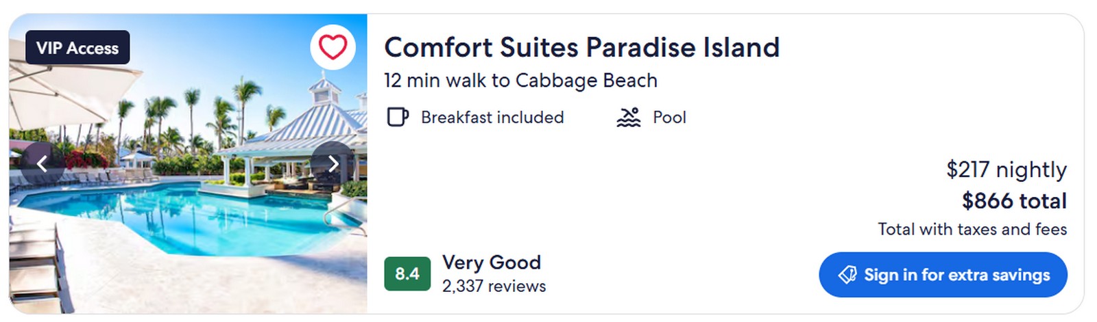 Expedia booking